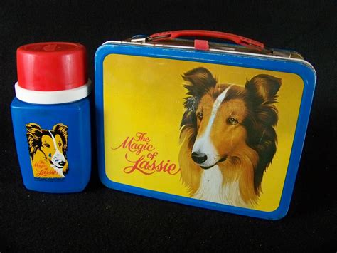 Vintage the Magic of Lassie Lunchbox and Thermos 